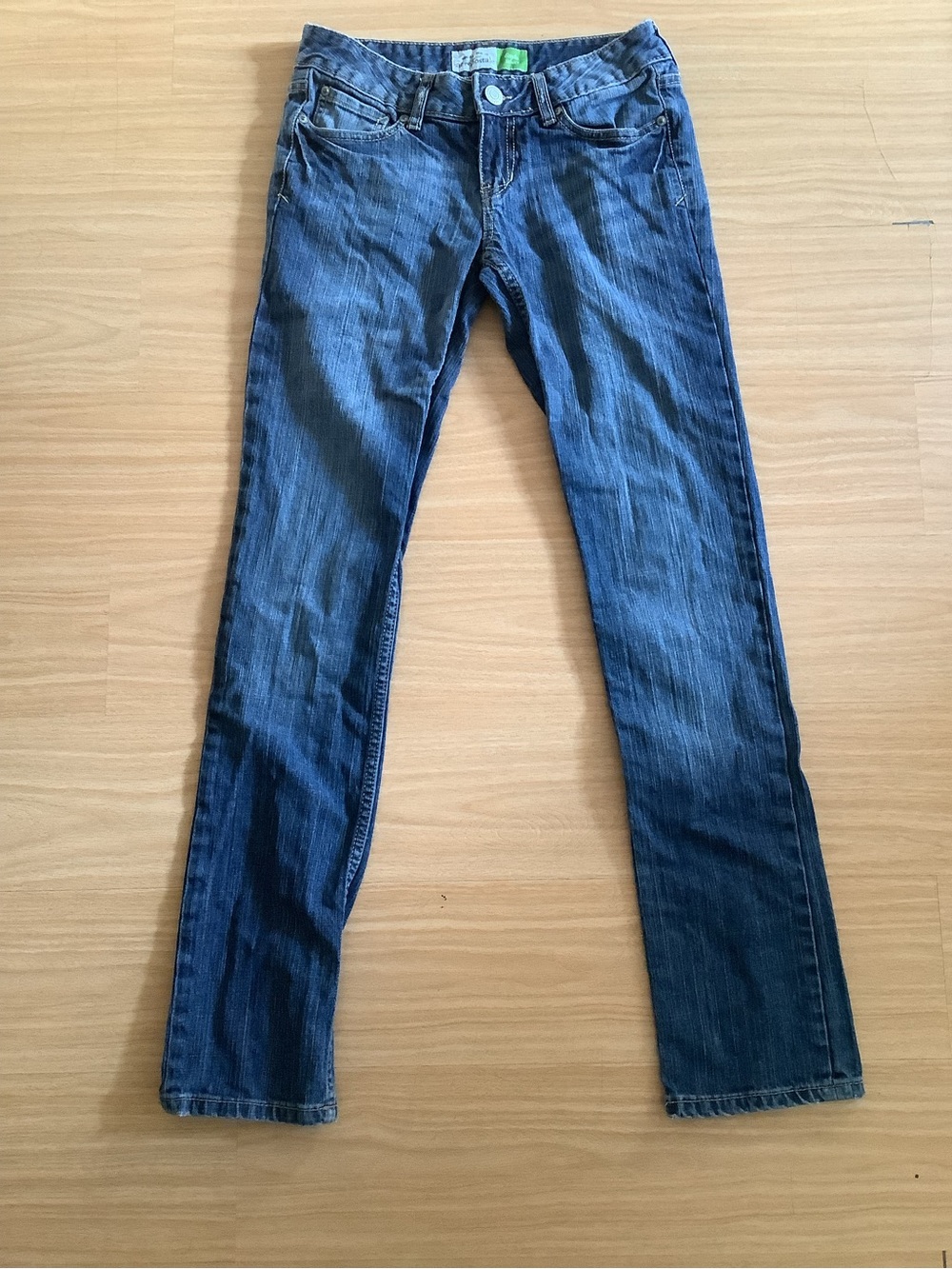 Aeropostale Bayla Low Rise Skinny Jeans Dark Wash Stretch Denim, Size 1/2 Reg